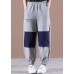 Stylish Grey Graphic Jogging Summer Cotton Pants