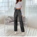 European and American cross-border foreign trade women's overalls High waist slim casual pants Wide leg pants Women's summer pants Women's summer