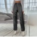European and American cross-border foreign trade women's overalls High waist slim casual pants Wide leg pants Women's summer pants Women's summer